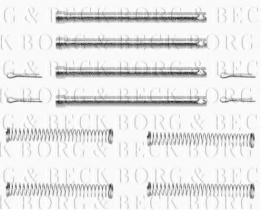 Borg & Beck BBK1156 - Kit de accesorios, pastillas de frenos
