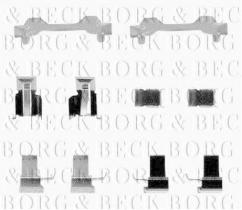 Borg & Beck BBK1161 - Kit de accesorios, pastillas de frenos