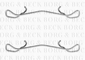 Borg & Beck BBK1170 - Kit de accesorios, pastillas de frenos