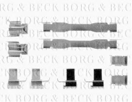 Borg & Beck BBK1174 - Kit de accesorios, pastillas de frenos