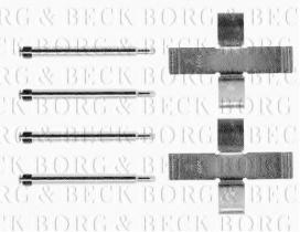 Borg & Beck BBK1191 - Kit de accesorios, pastillas de frenos