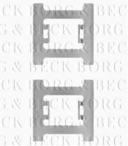 Borg & Beck BBK1196 - Kit de accesorios, pastillas de frenos