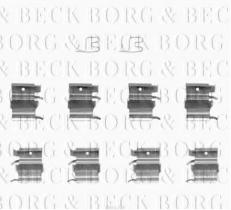 Borg & Beck BBK1205 - Kit de accesorios, pastillas de frenos