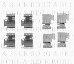 Borg & Beck BBK1209 - Kit de accesorios, pastillas de frenos