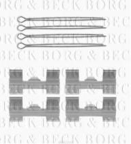 Borg & Beck BBK1210 - Kit de accesorios, pastillas de frenos
