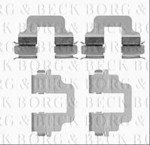 Borg & Beck BBK1211 - Kit de accesorios, pastillas de frenos