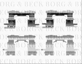 Borg & Beck BBK1216 - Kit de accesorios, pastillas de frenos