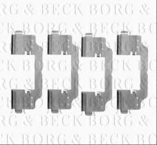 Borg & Beck BBK1217 - Kit de accesorios, pastillas de frenos