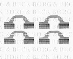 Borg & Beck BBK1222 - Kit de accesorios, pastillas de frenos