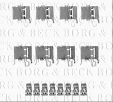Borg & Beck BBK1225 - Kit de accesorios, pastillas de frenos