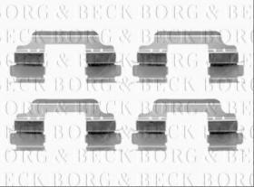 Borg & Beck BBK1237 - Kit de accesorios, pastillas de frenos