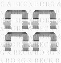 Borg & Beck BBK1238 - Kit de accesorios, pastillas de frenos