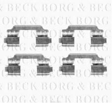 Borg & Beck BBK1240 - Kit de accesorios, pastillas de frenos