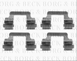 Borg & Beck BBK1241 - Kit de accesorios, pastillas de frenos