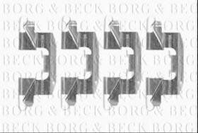 Borg & Beck BBK1245 - Kit de accesorios, pastillas de frenos