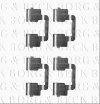 Borg & Beck BBK1250 - Kit de accesorios, pastillas de frenos