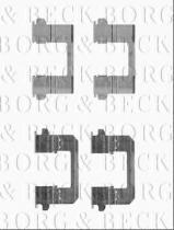 Borg & Beck BBK1256 - Kit de accesorios, pastillas de frenos