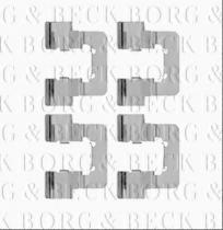 Borg & Beck BBK1257 - Kit de accesorios, pastillas de frenos