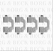 Borg & Beck BBK1258 - Kit de accesorios, pastillas de frenos
