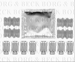 Borg & Beck BBK1259 - Kit de accesorios, pastillas de frenos