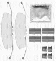 Borg & Beck BBK1268 - Kit de accesorios, pastillas de frenos
