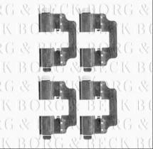 Borg & Beck BBK1286 - Kit de accesorios, pastillas de frenos
