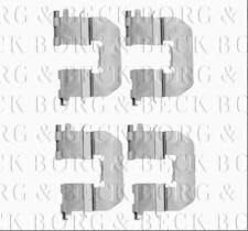 Borg & Beck BBK1296 - Kit de accesorios, pastillas de frenos