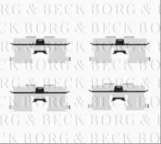 Borg & Beck BBK1314 - Kit de accesorios, pastillas de frenos