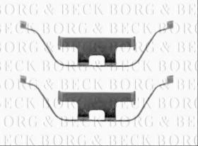 Borg & Beck BBK1343 - Kit de accesorios, pastillas de frenos