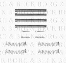 Borg & Beck BBK1345 - Kit de accesorios, pastillas de frenos