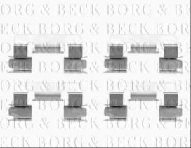 Borg & Beck BBK1347 - Kit de accesorios, pastillas de frenos