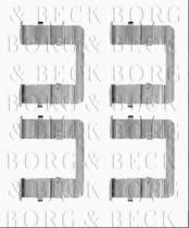 Borg & Beck BBK1351 - Kit de accesorios, pastillas de frenos
