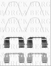 Borg & Beck BBK1363 - Kit de accesorios, pastillas de frenos