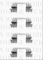Borg & Beck BBK1369 - Kit de accesorios, pastillas de frenos