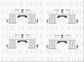 Borg & Beck BBK1372 - Kit de accesorios, pastillas de frenos
