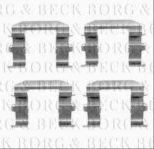 Borg & Beck BBK1378 - Kit de accesorios, pastillas de frenos