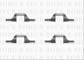 Borg & Beck BBK1392 - Kit de accesorios, pastillas de frenos