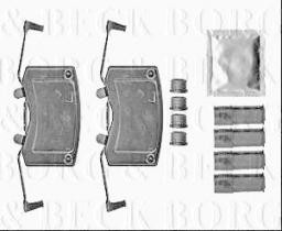 Borg & Beck BBK1413 - Kit de accesorios, pastillas de frenos