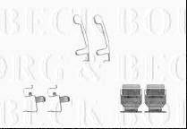 Borg & Beck BBK1423 - Kit de accesorios, pastillas de frenos