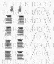 Borg & Beck BBK1432 - Kit de accesorios, pastillas de frenos