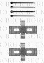 Borg & Beck BBK1433 - Kit de accesorios, pastillas de frenos
