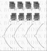Borg & Beck BBK1442 - Kit de accesorios, pastillas de frenos