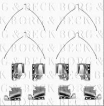 Borg & Beck BBK1454 - Kit de accesorios, pastillas de frenos
