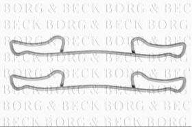 Borg & Beck BBK1462 - Kit de accesorios, pastillas de frenos