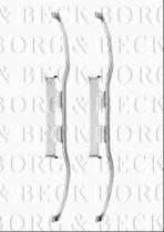 Borg & Beck BBK1463 - Kit de accesorios, pastillas de frenos