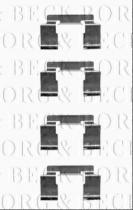 Borg & Beck BBK1468 - Kit de accesorios, pastillas de frenos