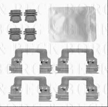 Borg & Beck BBK1474 - Kit de accesorios, pastillas de frenos