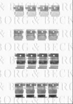 Borg & Beck BBK1493 - Kit de accesorios, pastillas de frenos