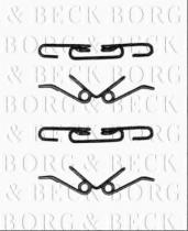 Borg & Beck BBK1494 - Kit de accesorios, pastillas de frenos