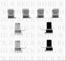 Borg & Beck BBK1499 - Kit de accesorios, pastillas de frenos